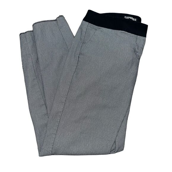 EXPRESS Columnist Black & White Dress Pants Size 0R - Picture 1 of 9